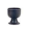 HKliving Set of 2 Mugs on A Base - Matt Blue
