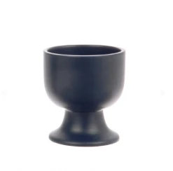 HKliving Set of 2 Mugs on A Base - Matt Blue