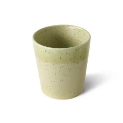 HKliving 70s Ceramics Handleless Coffee Mug Pistachio 3 HKliving 70s Ceramics Handleless Coffee Mug Pistachio