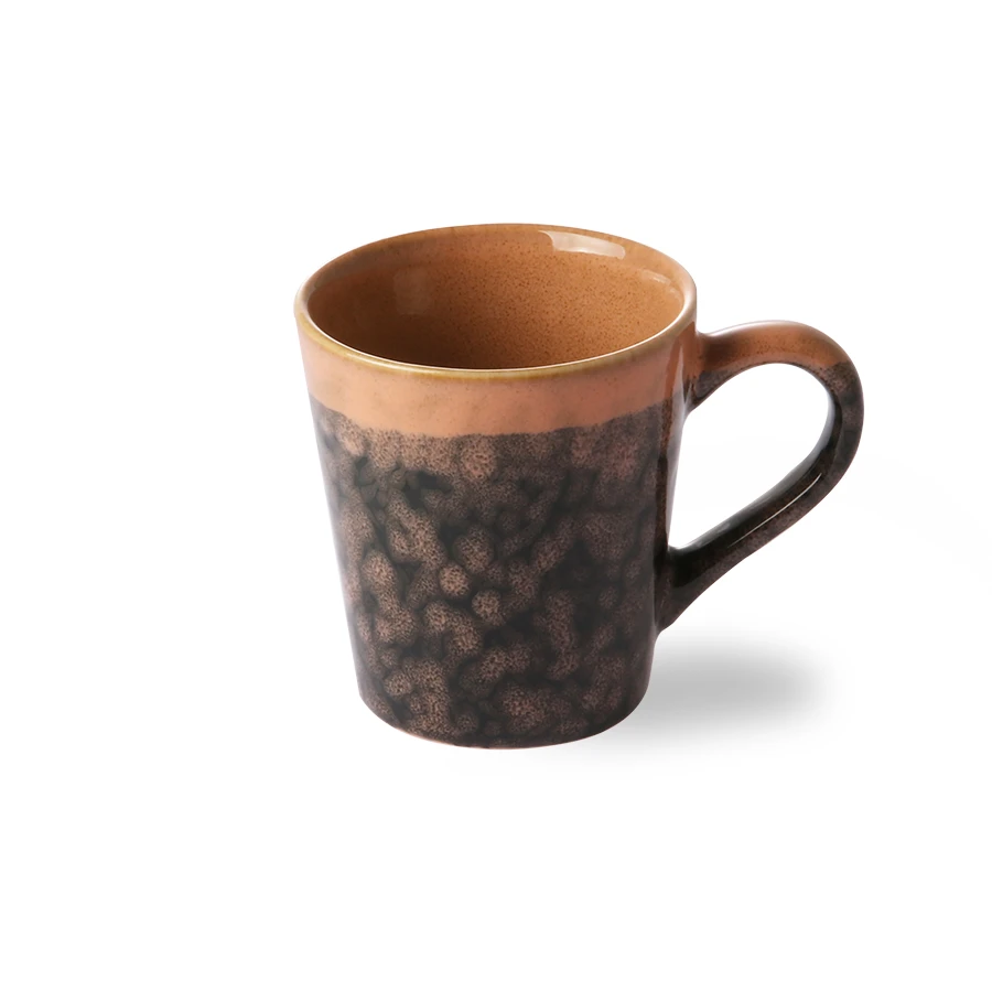 HKliving 70s Ceramics: Espresso Mug, Lava HKliving 70s Ceramics: Espresso Mug, Lava