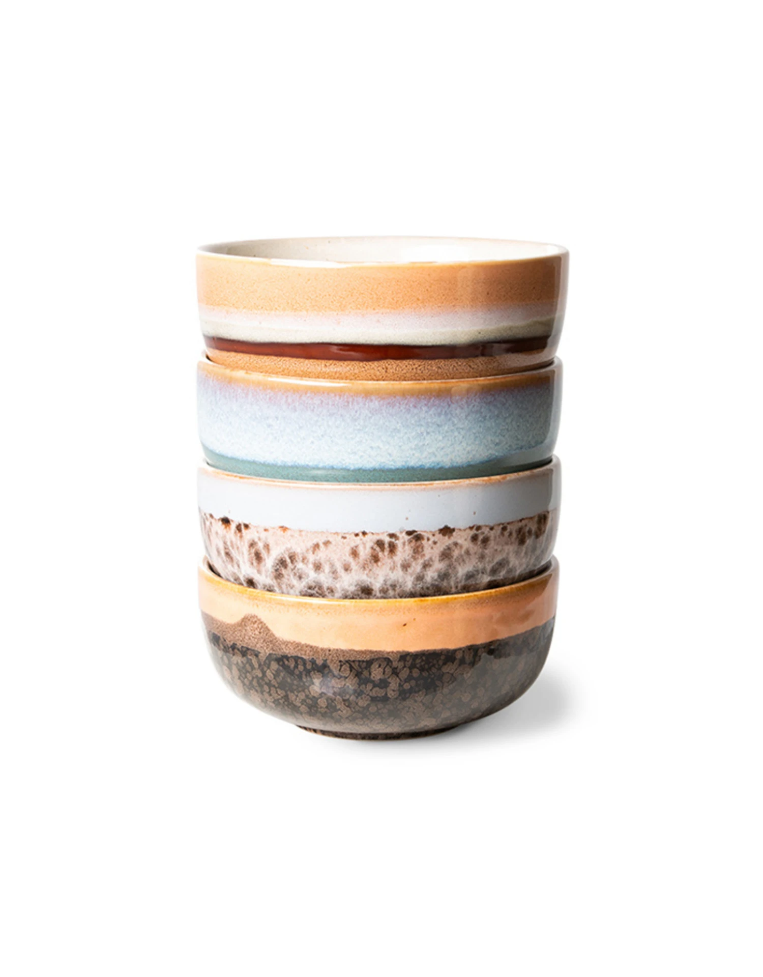 HKliving Set of 4 Tapas Epsilon Dishes 3 HKliving Set of 4 Tapas Epsilon Dishes