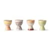 HKliving Multicolour Ceramic Egg Cups