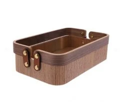 HKliving Willow Wooden Box With Two Handles
