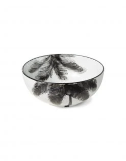 HKliving Black Palms Bowl