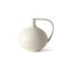 HKliving Medium Ceramic Jar - White Speckled