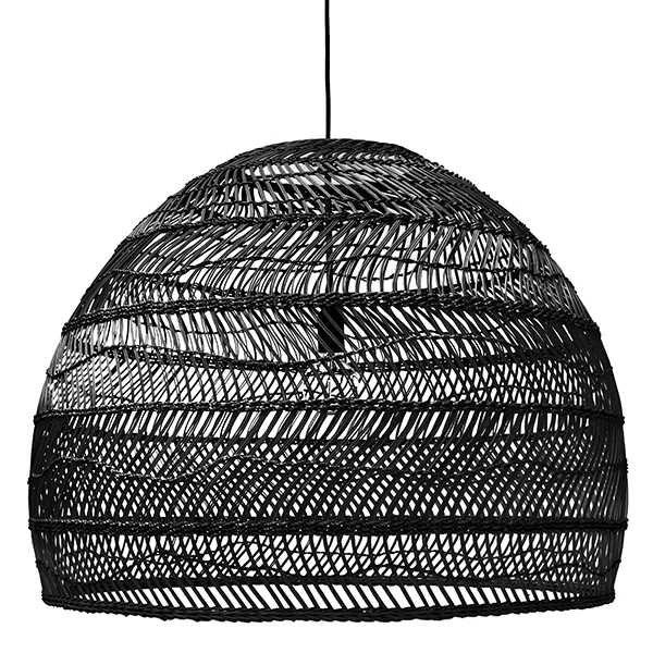 HKliving Extra Large Hand Woven Wicker Hanging Lamp HKliving Extra Large Hand Woven Wicker Hanging Lamp