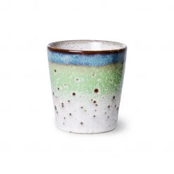 HKliving 70s Ceramics Handleless Coffee Mug - Comet