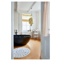 HKliving Round Bath Mat Swirl - Large