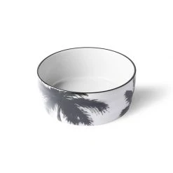 HKliving Jungle Porcelain Bowl Palms