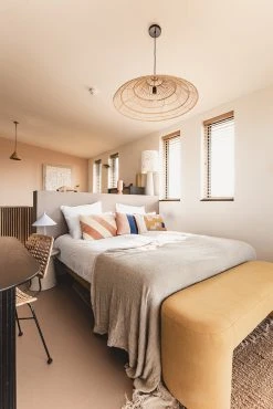 HKliving Large Printed Faces Lampshade