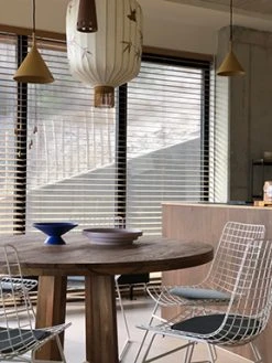 HKliving Metal Triangle Pendant Lamp M Matt Black