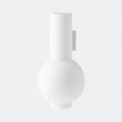 HKliving Large White Matt Vase